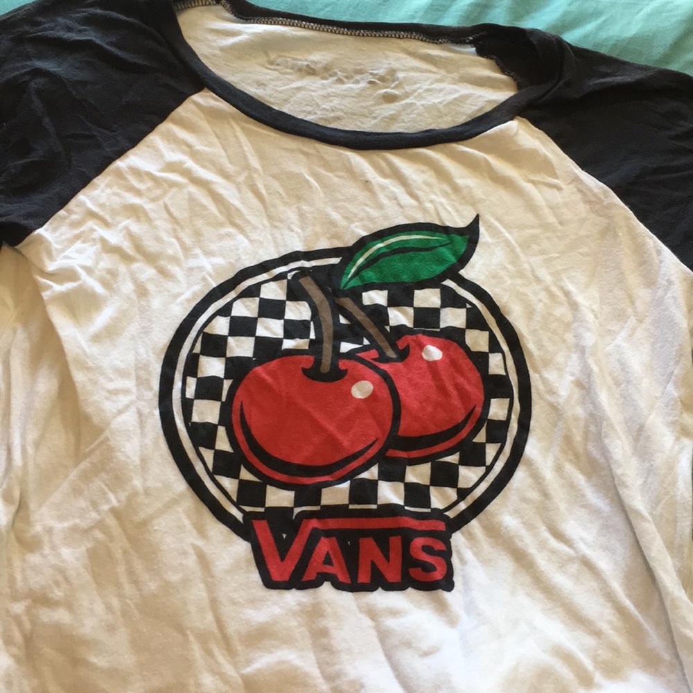 vintage vans cherry shirt